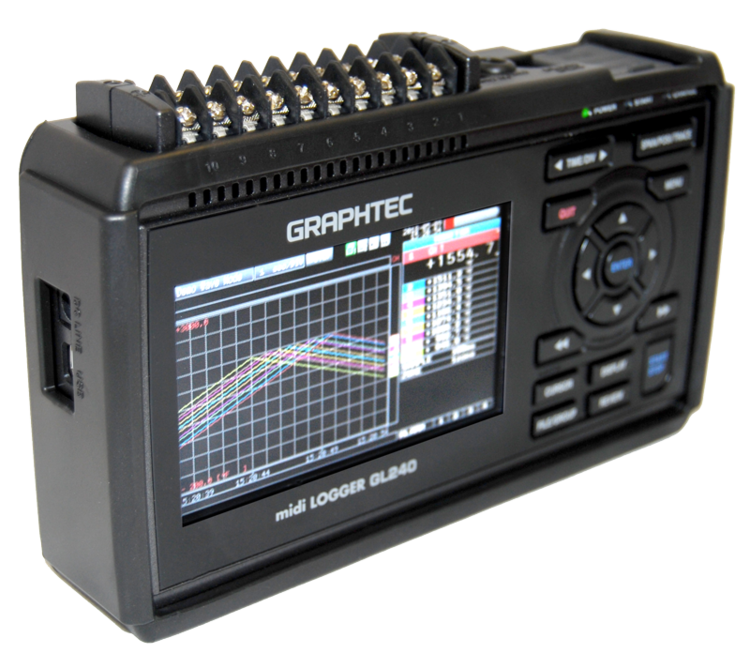 GL240 Data Logger 10 Channles | Graphtec Việt Nam Mặt trước GL240 Data Logger 10 Channles | Graphtec Việt Nam Mặt trước