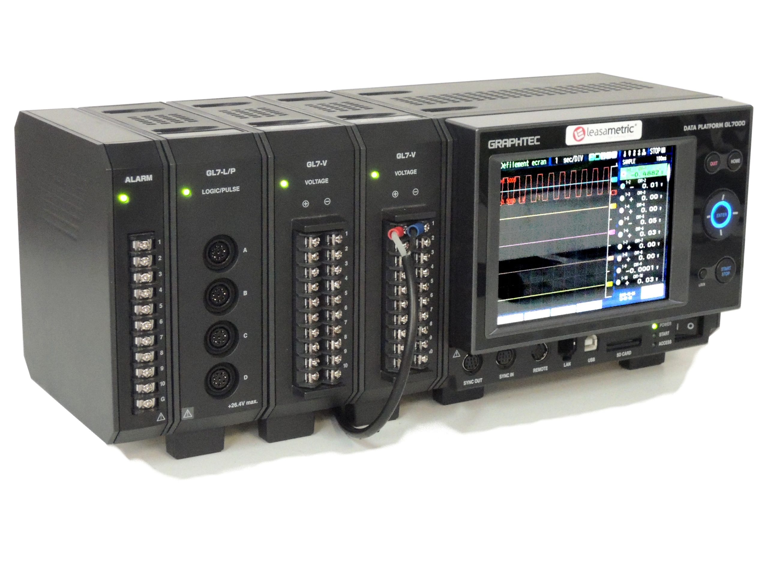 GL7000 Graphtec Modular Type Data Platform – Bộ thu thập dữ liệu dạng modular 6