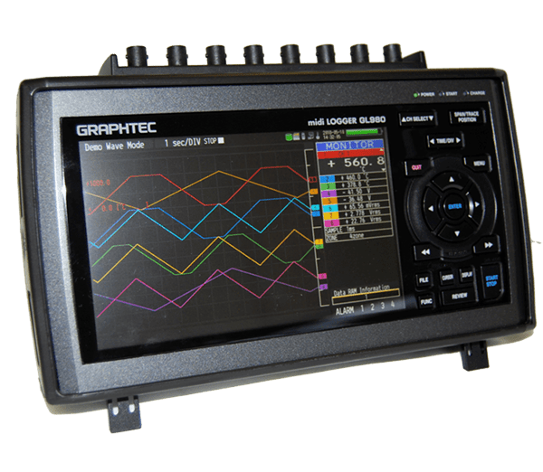 GL980 Graphtec 8 Channel Data Logger – Thiết bị ghi dữ liệu 8 kênh, tốc độ lấy mẫu cao GL980 Graphtec 8 Channel Data Logger – Thiết bị ghi dữ liệu 8 kênh, tốc độ lấy mẫu cao