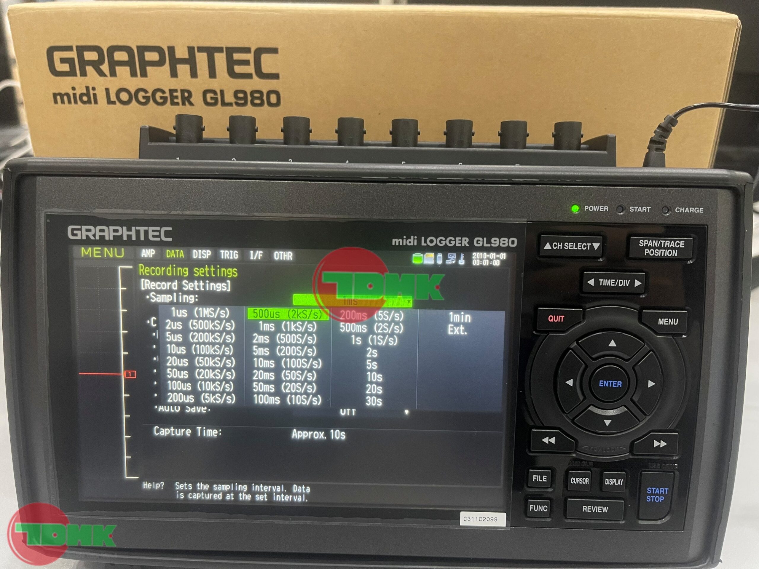 GL980 Graphtec 8 Channel Data Logger GL980 Graphtec 8 Channel Data Logger | Hình ảnh thực tế