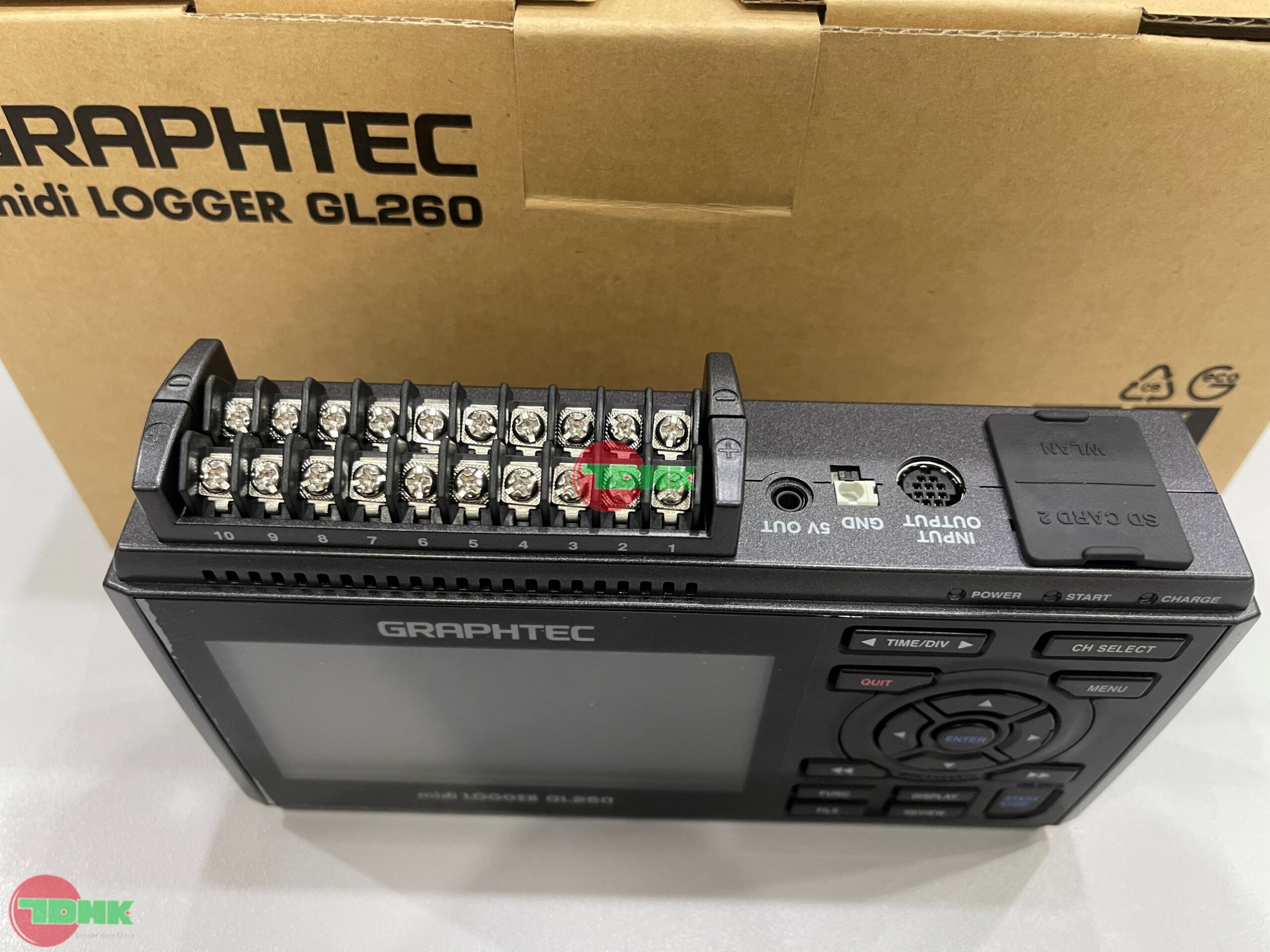 Graphtec GL260 Thiết bị đo 10 kênh nhiệt độ 1