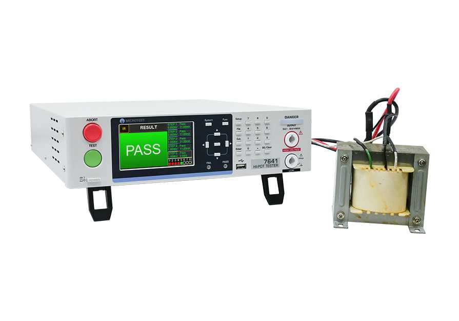 7641 hi pot tester microtest